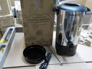 Elite Gourmet 40 Cup Stainless Stee...