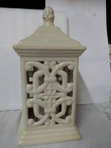 Valerie Ceramic Lantern with Flicke...