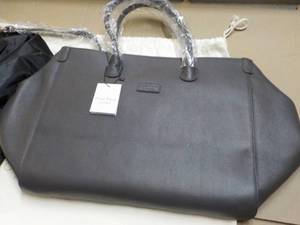 Pom Pom London Leather Overnight Gr...