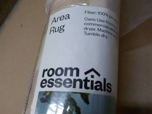 Room Essentials tan Checkered 4 ft ...