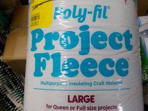 3 yards Poly-Fil Project Fleece...