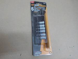 Gear Wrench 6 pc Metric Hex Bit Soc...