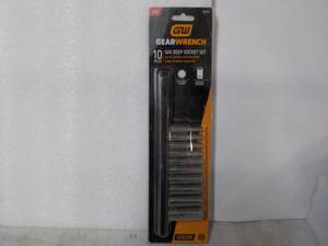 Gear Wrench 10 pc SAE Deep Socket S...