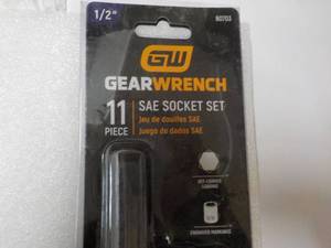 Gear Wrench 11 pc SAE Socket Set...