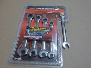 Gear Wrench 5 pc Metric Ratcheting ...