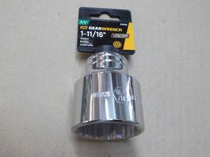 Gear Wrench 34 x  1 1116 Socket...