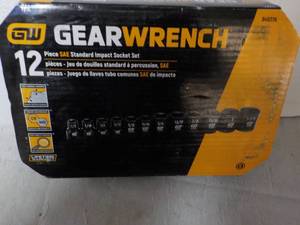 Gear Wrench 12 pc SAE Standard Impa...