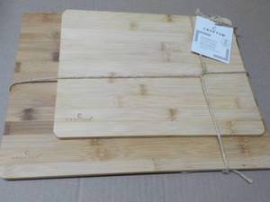 2 pc Crofton Bamboo Cutting Boards ...