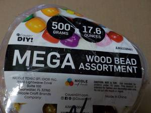 Mega Wood Bead Assortment...