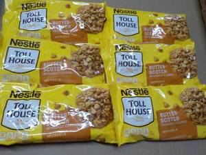6 bags TollHouse Butterscotch 11 oz...