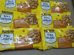 6 bags TollHouse Butterscotch 11 oz...