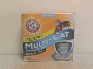 NEW ARM & HAMMER HARD CLUMPS MULTI-CAT SUPERIOR ODOR CONTROL CLUMPING LITTER