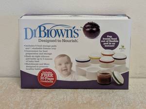 NEW DR. BROWNS DESIGNED TO NOURISH FOOD STORAGE PODS & STACKABLE FREEZER TRAY