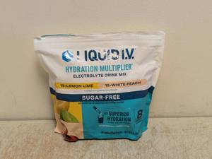 LIQUID I.V HYDRATION MULTIPLIER ELECTROLYTE DRINK MIX LEMON LIMEWHITE PEACH 30CT