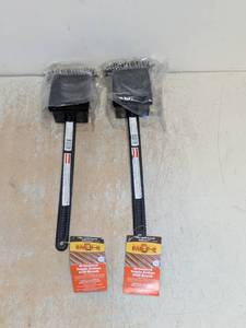 (2) NEW MR. BAR-B-Q OVERSIZED TRIPLE ACTION GRILL BRUSH