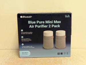 NEW BLUEAIR BLUE PURE MINI MAX AIR PURIFIER 2PK