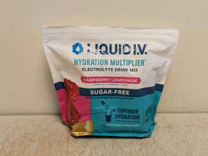 LIQUID I.V HYDRATION MULTIPLIER ELECTROLYTE DRINK MIX RASPBERRY LEMONADE 30CT