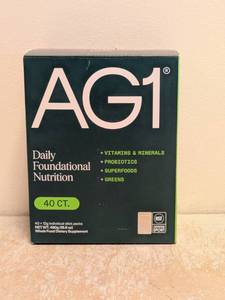 NEW AG1 DAILY FOUNDATIONAL NUTRITION 40CT