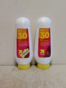 (2) NEW UP & UP SPORT SUNSCREEN LOTION SPF30