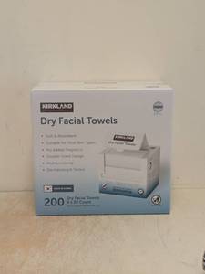 NEW KIRKLAND SIGNATURE DRY FACIAL TOWELS 200CT