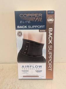 NEW COPPERFIT ELITE ADJUSTABLE BACK SUPPORT