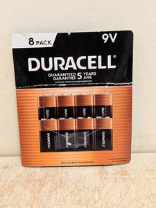 DURACELL 9V BATTERIES 7 PACK
