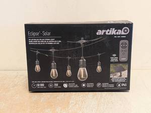 ARTIKA ECLIPSE-SOLAR 20 LED BULBS SOLAR STRING LIGHT WITH REMOTE