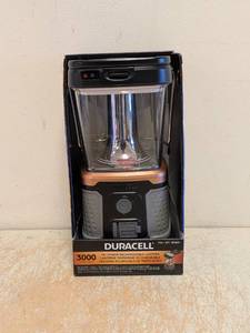 NEW DURACELL TRI-POWER RECHARGEABLE LANTERN 3000 LUMENS