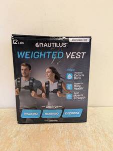 NAUTILUS WEIGHTED VEST 12 LBS