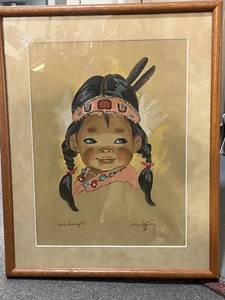 Little Shooting Star Print by Chris Jeffersonv 17 X 21