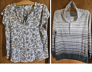 Liz Claiborne Pull over top and T by Talbots Long Sleeve Knit Sweater