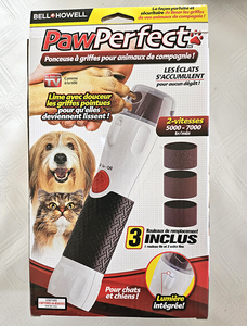 NEW in box Bell & Howell PawPerfect nail trimmer for dogs and cats.