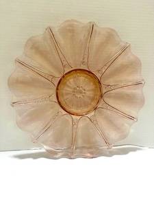 Pink Oyster and Pearl Pattern Depression 13 Serving Platter