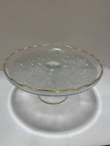 Hazel Atlas Harp Pattern  10 Cake Stand