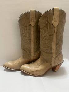 Capezio Tan Wood Heal Womens Cowboy Boots Size 10M