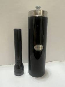 Metal Spaghetti Holder and Maglite Flashlight