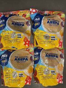 K - PAN The Original Arepa White Corn Flatbread Arepa de Maiz 660g - 4-Pack