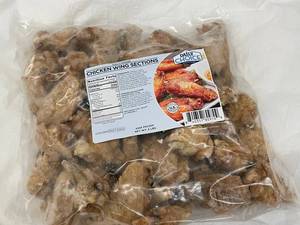 D - Daily Choice Fully Cooked Chicken Wing Sections - 5 LBS, Keep Frozen