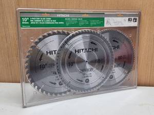 Hitachi 3-Pack 10 Saw Blades