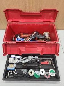 Plumbers Toolbox with Contents