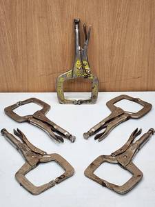 (5) Metal Fabricating Welding Clamps