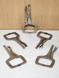 (5) Metal Fabricating Welding Clamps
