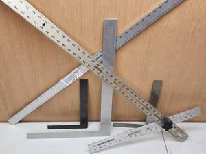 Assorted Carpenters  Construction Measuring Tools
