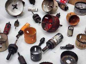 Large Assortment of Hole Saws