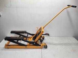 Portable Hydraulic MotorcycleATVRiding Lawn Mower Jack Stand