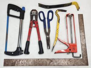 Assorted Construction Hand Tools