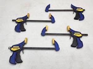 Assorted Irwin 2nd Hand Quick Grip Clamps