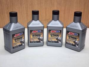 (4) Qtrs. AMS Oil V-Twin Motorcycle Oil, NEW