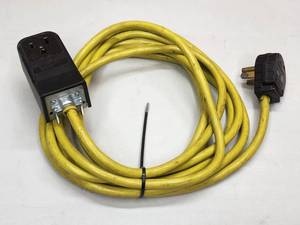 Yellow 220 Volt Welding Extension Cord