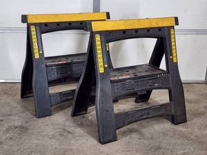 Adjustable Height Handy Collapsable Sawhorses